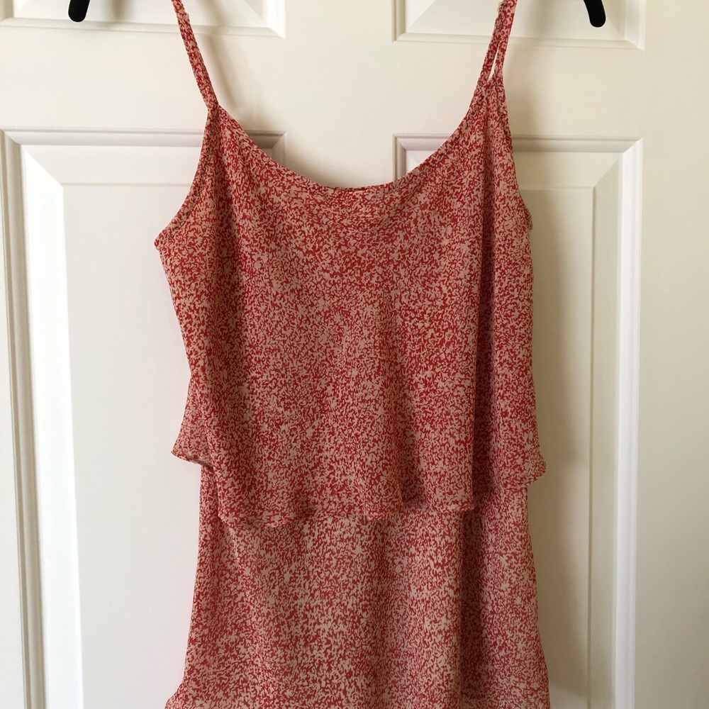 CAbi Style #339 Paprika Tan Tiered Cami Size S